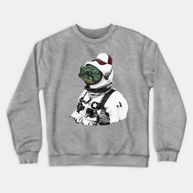 Slippy Toad Crewneck Sweatshirt by Pixelmania